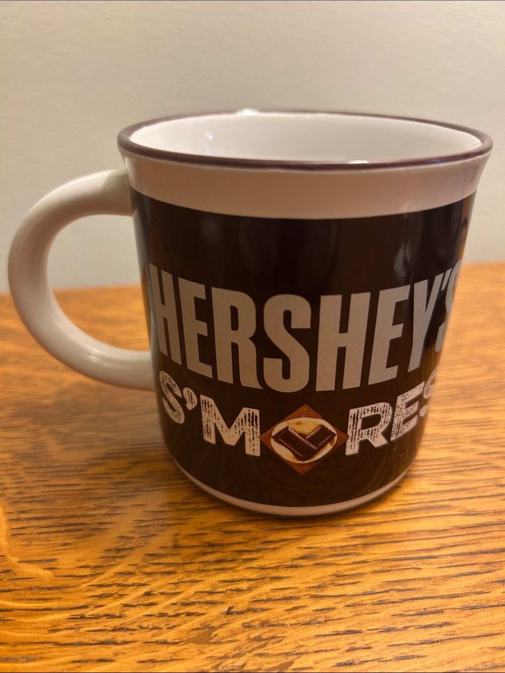 HERSHEY'S Brown and White S'mores Ceramic Coffee Mug